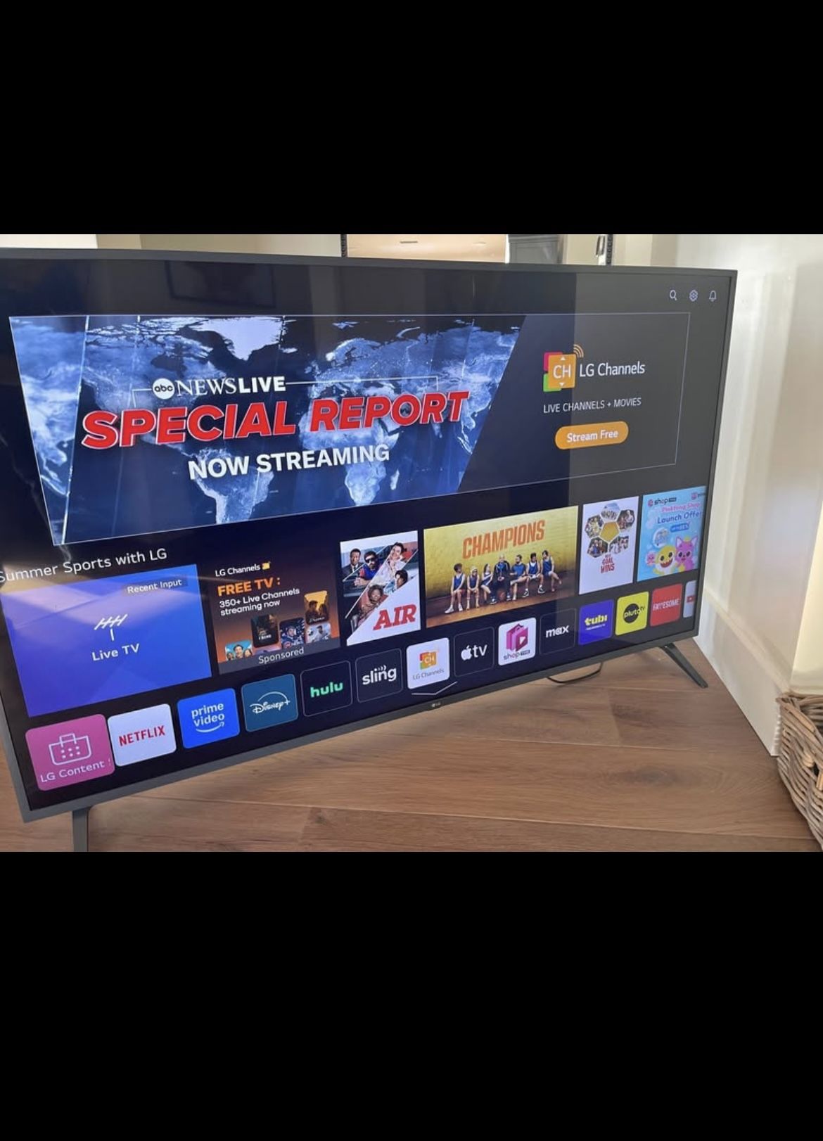 📺 LG 65” 4K UHD Smart TV - Great Condition - $400 OBO
