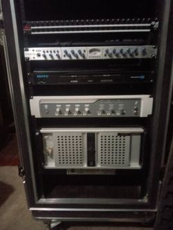 Portable Recording Studio W Keyboard An Stand For  Two,Mic Stands, Sheet Music Stands, Guitar Stands