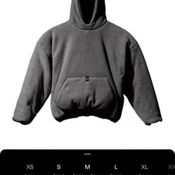 BRAND NEW YEEZY GAP BY BALENCI POLAR FLEECE HOODIE SIZE MEDIUM NEW