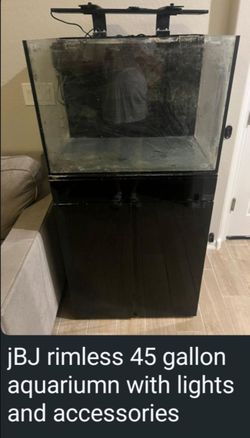 45 gallon Rimless aquarium