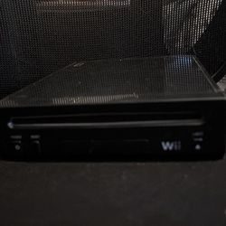 Black Wii no cords/controller