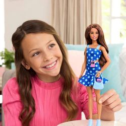 Barbie Fashionistas Doll#242 Barbie Doll with Type 1 Diabetes in Polka Dot Outfit