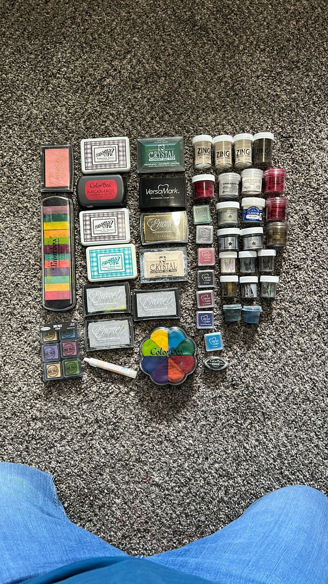 Stamp Pads and Embossing Powder