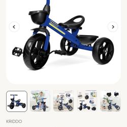 Kriddo Classic Sport Tricycle Blue 