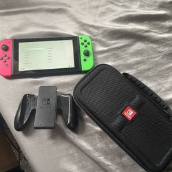 Nintendo Switch Console - Full Set w/Case - READ DESCRIPTION