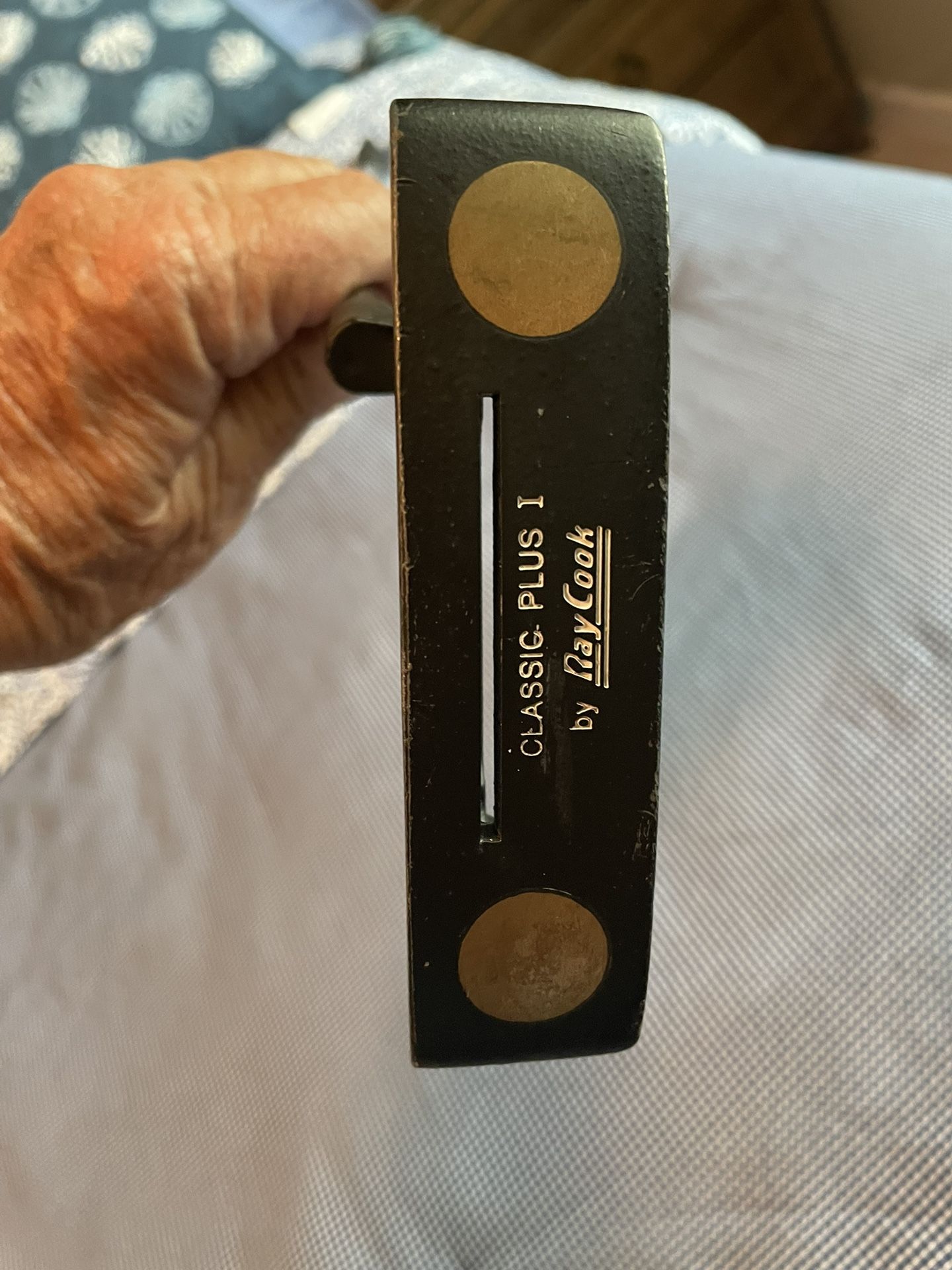 Golf Ray Cook Classic Plus 1 black blade putter 36" With New Grip And Club Cover