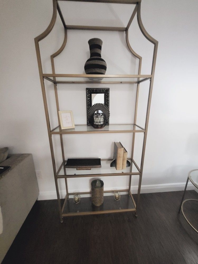 Wall Unit Shelf And Side Table