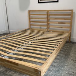 Full Size Wooden Bed Frame 