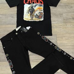 Screen Tee & Premium Denim