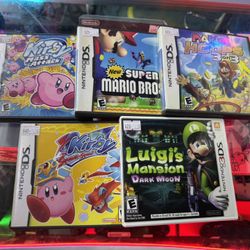 Nintendo DS & 3DS Games *PRICES ON PHOTOS*