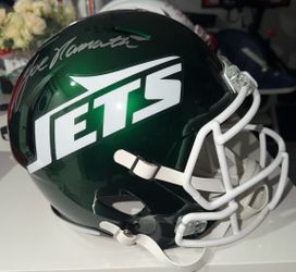 Joe Namath Signed New York Jets Full-size Replica Helmet