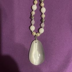 Cats Eye Stone Necklace