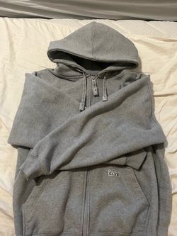 Light grey zip up pro club