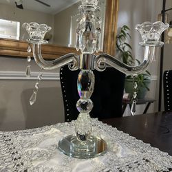 Crystal 3- Candles Holder