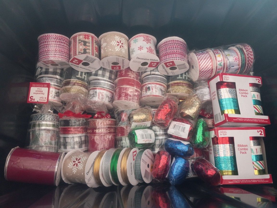 Decorative Ribbons and Cording Lot