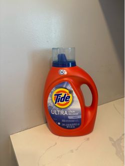 Tide detergent, $10