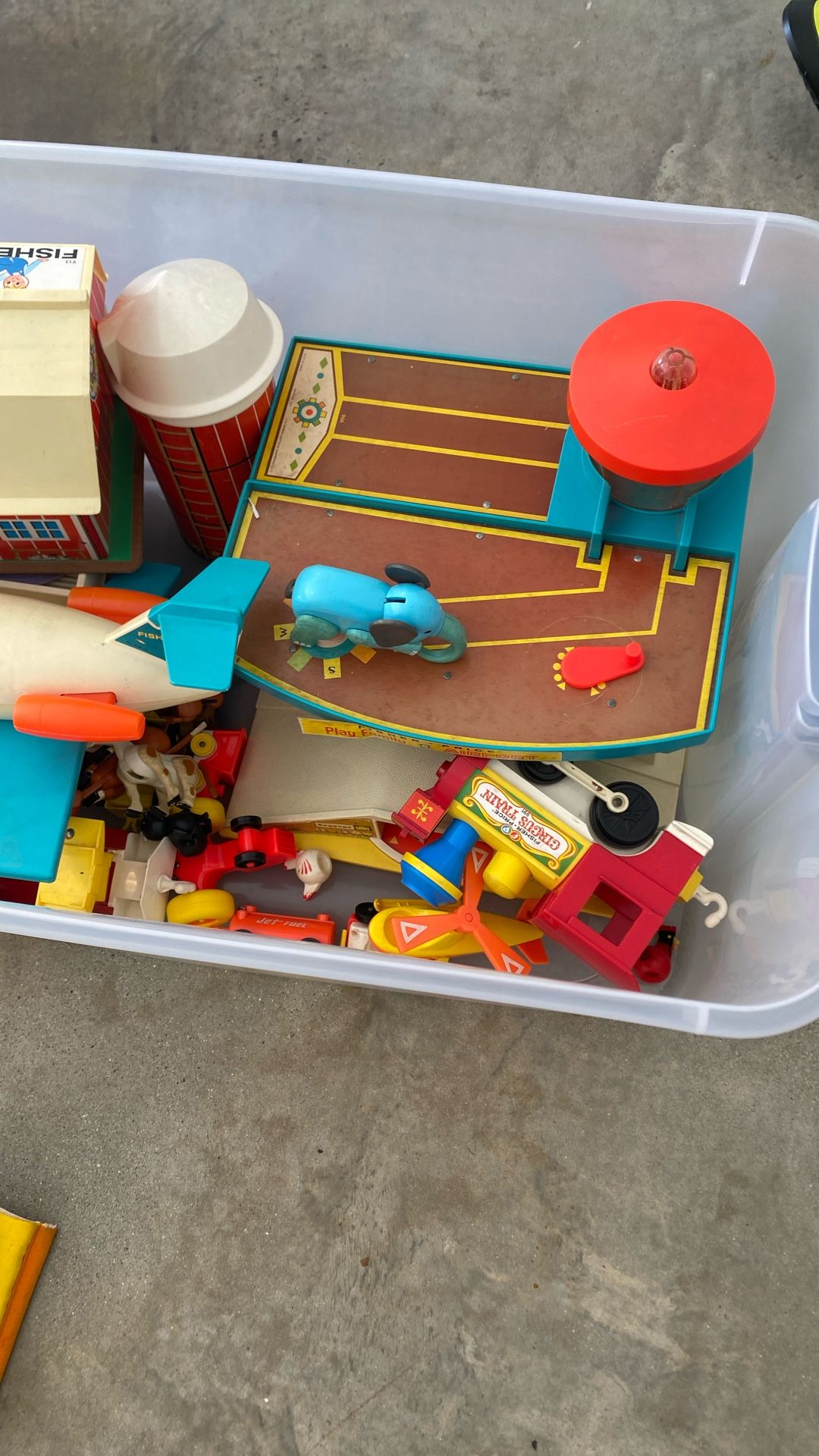 Massive Fisher Price Vintage Toy Lot
