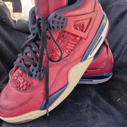 Nike Air Jordan 4 Retro Low FIBA Jordan 4 AJ4 FIBA CI1184-617 Red Obsidian Size 11