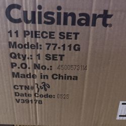 Cuisinart 77-11G 11-Piece Stainless Steel Cookware Set