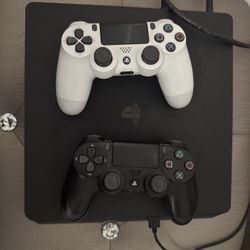 PS4 With Two Controllers