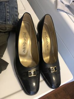 Authentic YSL black shoes