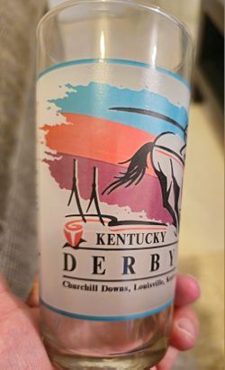 Vintage [30yrs Old]  OFFICIAL KY KENTUCKY DERBY MINT JULEP GLASSES