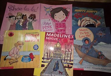 6 Kids Books Bundle – Clifford, Madeline & More