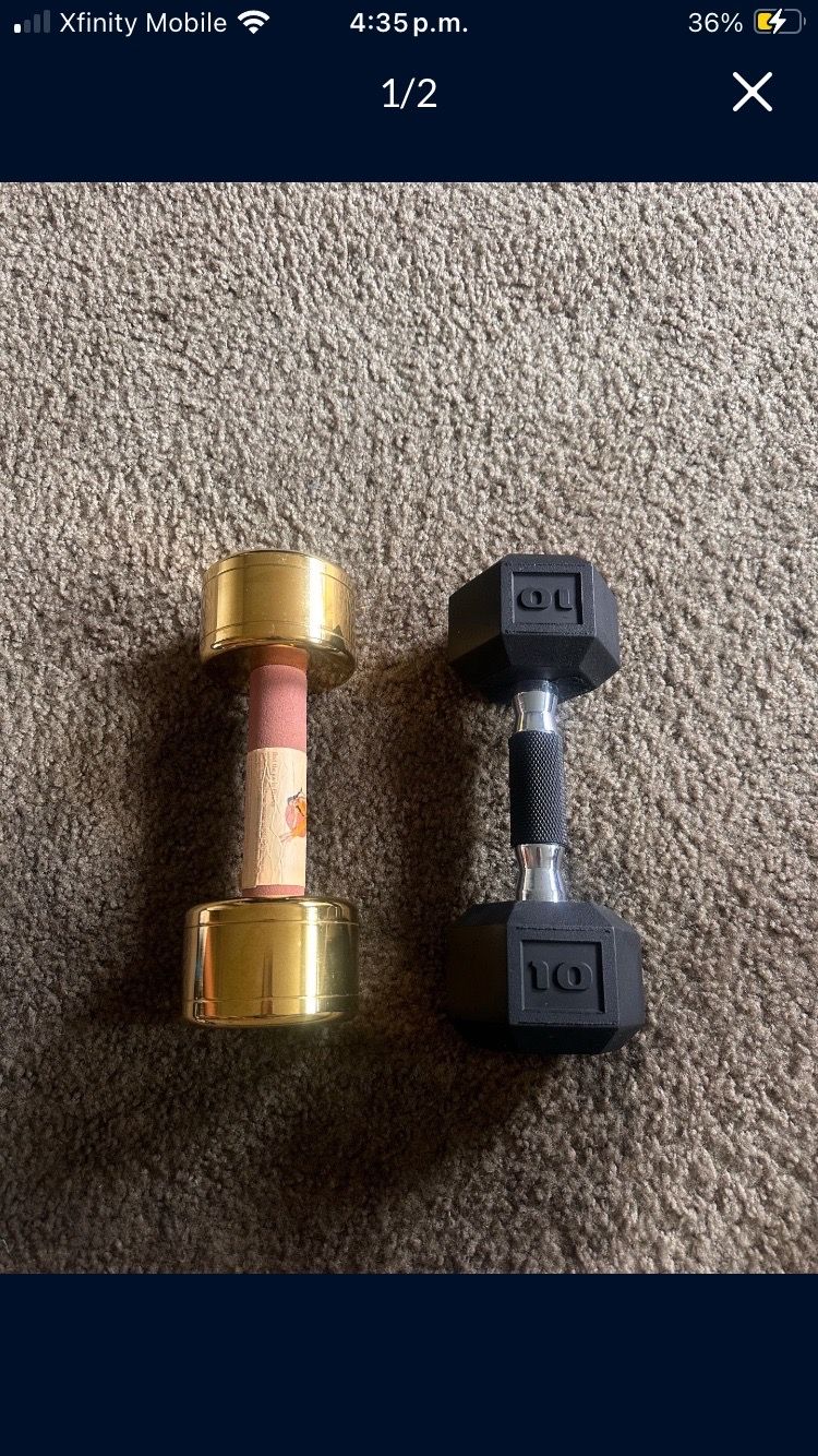 Dumbbells read description