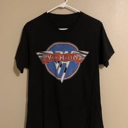 Men Van Halen Black Shirt Cotton Medium. Used Good Condition.