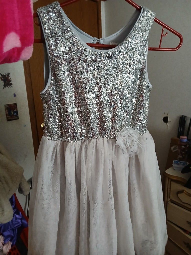 Girls Sequin Dress 