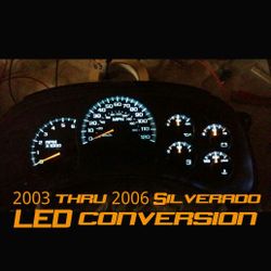 2003-2006 silverado dash cluster LED