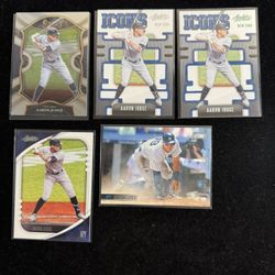 Aaron Judge New York Yankees Cards Lot Of 5 Cards