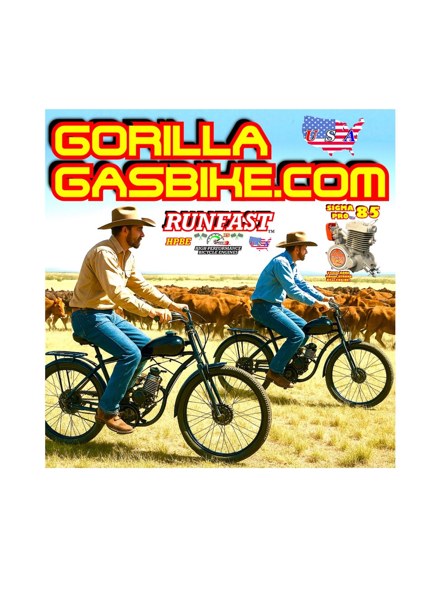 Tucson, AZ USA High powered motorized bike parts, engines, bicycles and much more