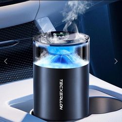 Car Air Freshener Car Diffuser, Mist Design, 2 Scent Refills, Smart Spray Modes & Essential Oil Monitor, USB-C Rechargeable