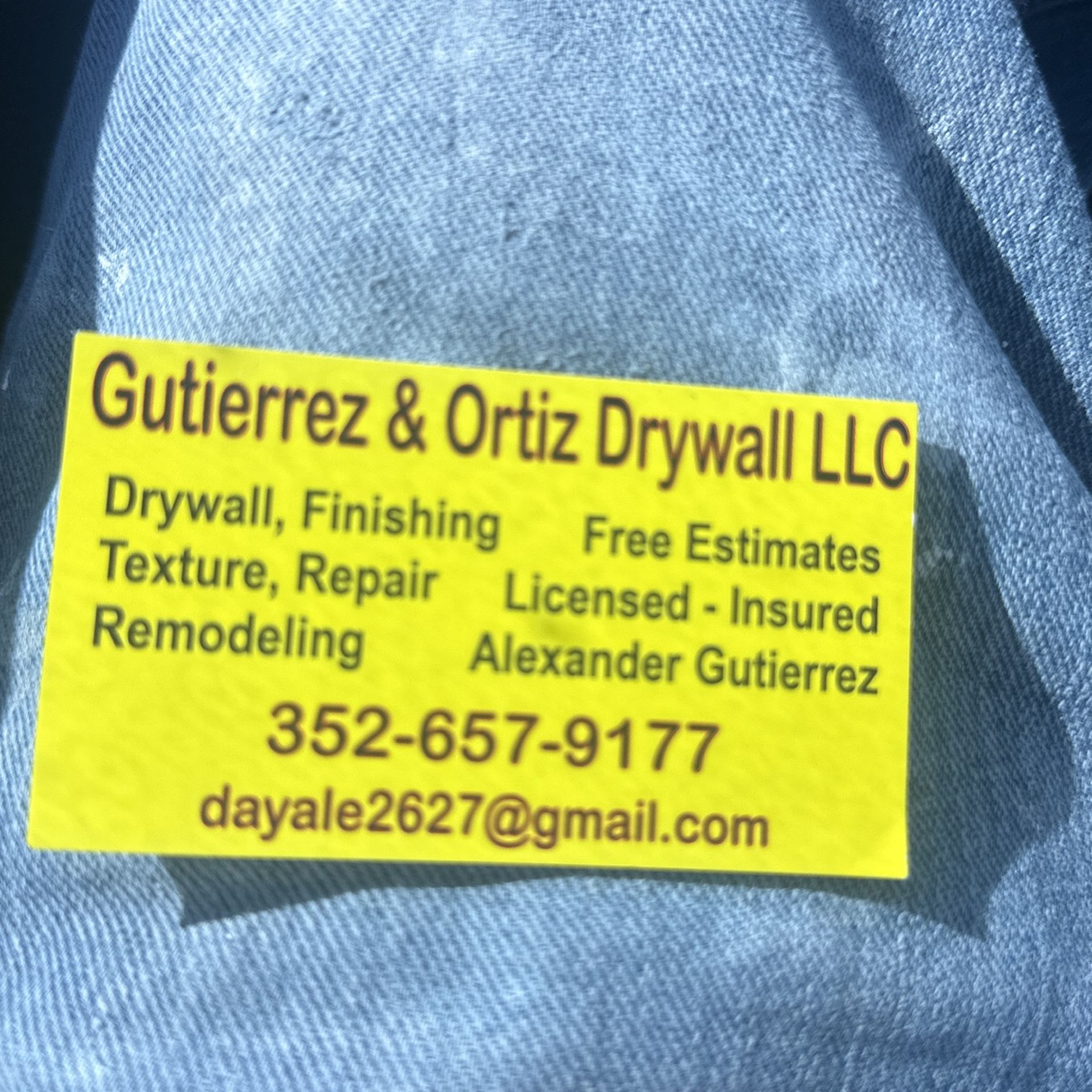 Need Drywall Repair Popcorn Remove