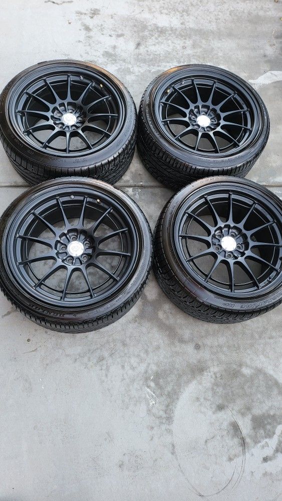 Enkei NT03 18x9.5 5x100 +40 Frs Brz Wrx Sti Evo