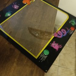 Gottlieb Qbert Arcade Video Glass 