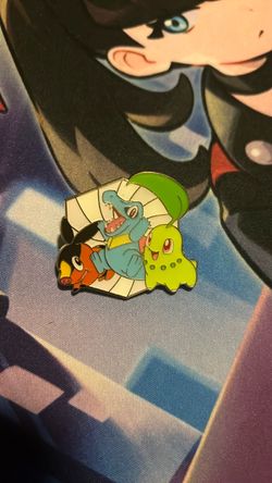 Pokémon Johto Starters Enamel Pin