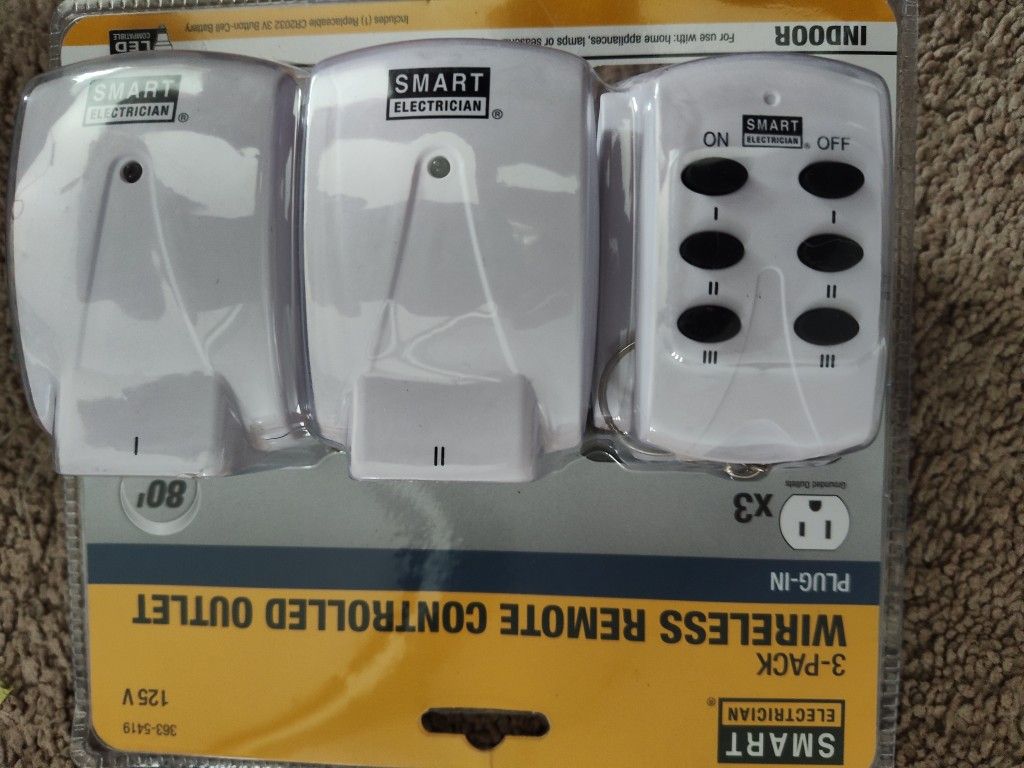 Wireless Remote Controlled Outlets