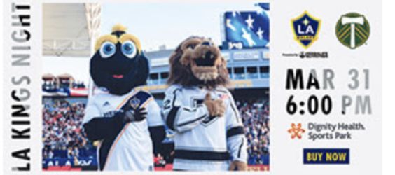 LA Galaxy vs Portland Timbers - March 31 - Parking Included