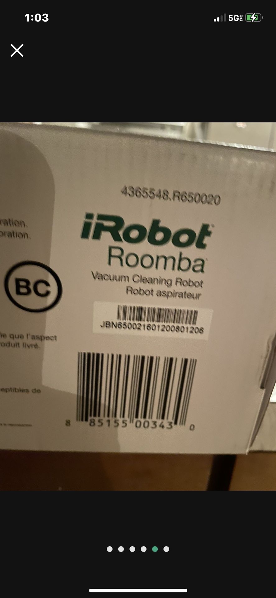 IRobot Roomba 650
