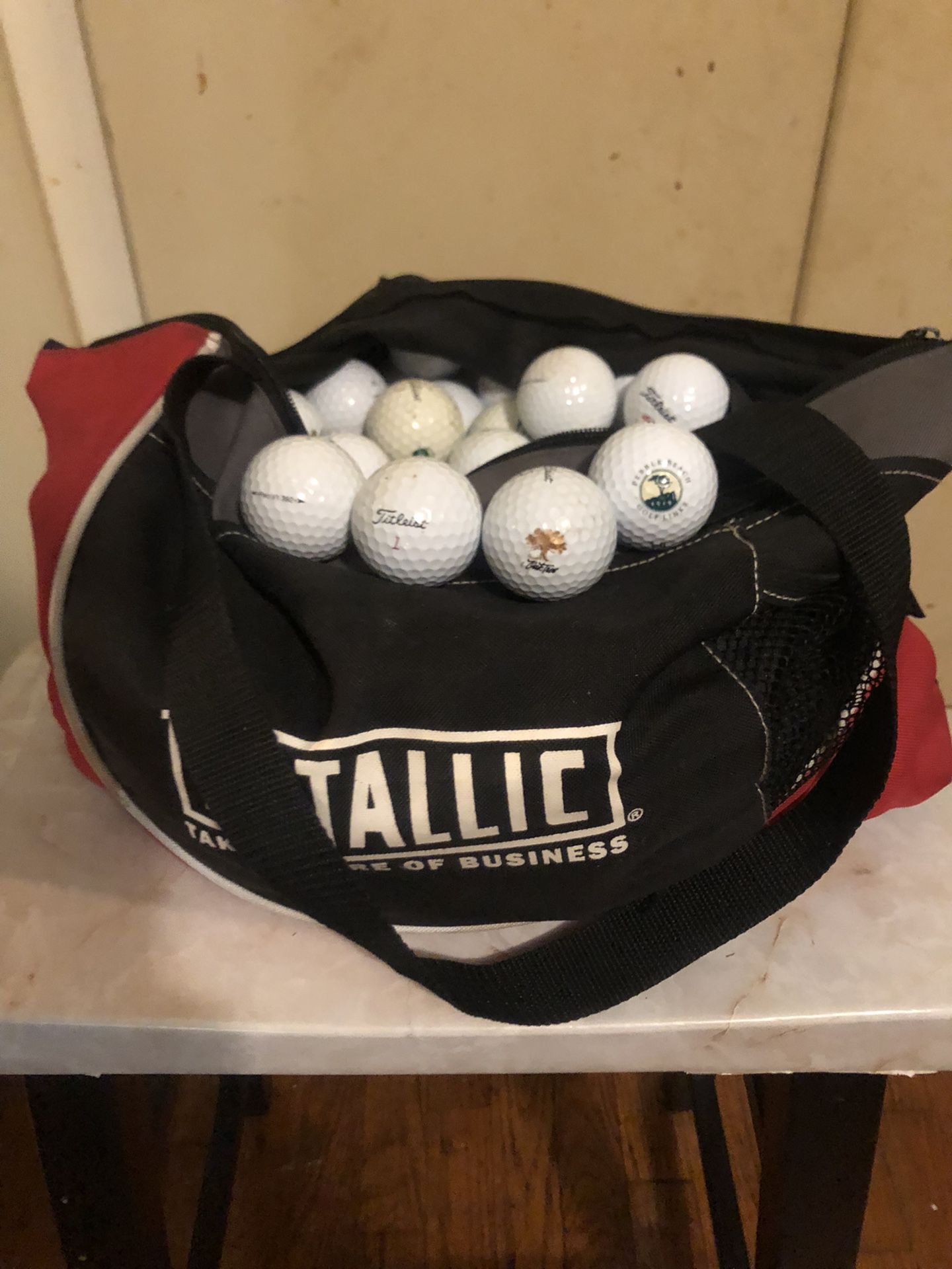 Big Bag Of Nice Name Brand Golf Balls