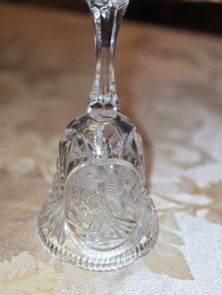 Vintage HOFBAUER "The Byrdes Collection" Crystal Bird Bell