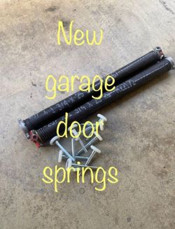 New Garage Door & Torsion Springs Pair