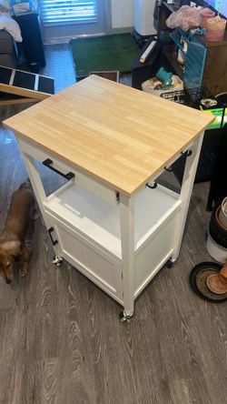 Kitchen Island Cart on Wheels