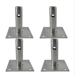 4 pc base plate for baker type scaffolds new 45.00