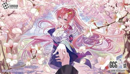 Gundam Lacus anniversary playmat