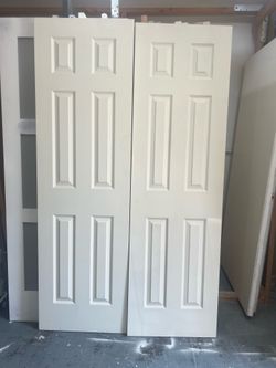 I have 4 hollow core doors 24x80 for bedroms, closets $30 each