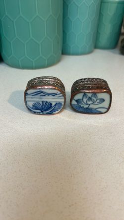 Asian Porcelain Shard Boxes (2)