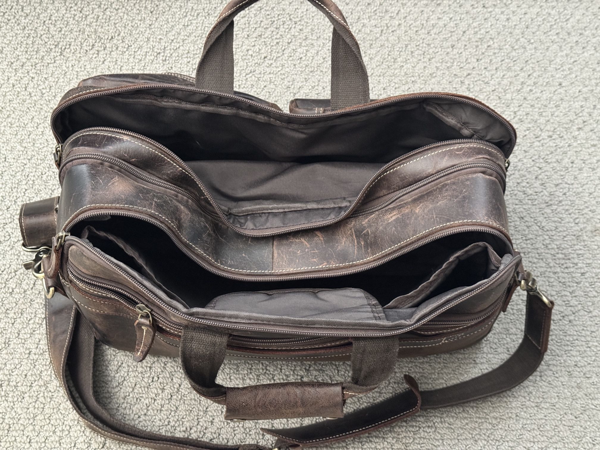 Brown Leather Briefcase